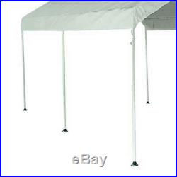 ShelterLogic AP 10' x 20' Straight 6 Leg Large Pop Up Canopy, White (Open Box)