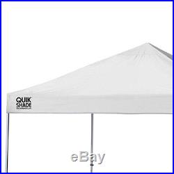 ShelterLogic Weekender Elite WE100 10' x 10' Straight Leg Pop Up Canopy, White