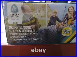 Sierra Designs Outdoor Magnetic Screenhouse Room Bug, Sun and Rain Protection