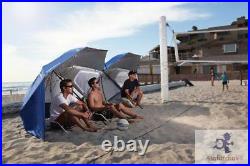 Sombrilla De Playa Jardín Paraguas Protección Solar Exteriores Toldo De 8 Pies