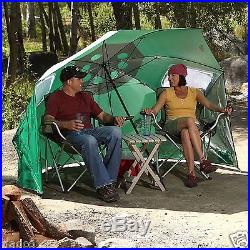 Sport-Brella 8' Wide Portable Sun Weather Shelter Beach Camping Umbrella Blue
