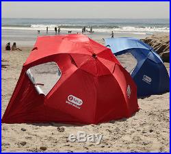 Sport-Brella 8 ft Umbrella Portable Sun and Weather Shelter NEW Red Blue Orange