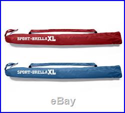 Sport-Brella 8 ft Umbrella Portable Sun and Weather Shelter NEW Red Blue Orange