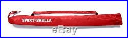Sport-Brella Umbrella Portable Sun and Weather Shelter, Red