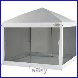 Straight Leg 10x10 Screenhouse Sun Shade Tent Powder-Coated Steel Frame Canopy