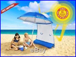 Sun Umbrella Beach UV Protection Parasol Canopy Shelter Camping Tent Sunshield
