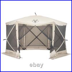 TENT PORTABLE SCREEN 6 SIDED GAZELLE People Square Tents Setup 8 Persons Carry