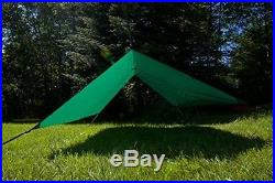 Tarp Aqua Cover Tent Waterproof Quest Sil Guide 100% Rip Stop Nylon 10x10 Feet
