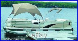 Taylor Made Products Easy-Up Gazebo Sun Shade Top for Pontoon Boat Shelter Sand
