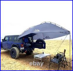 Teardrop Awning for SUV RVing, Car Camping, Trailer and Overlanding Light Weight