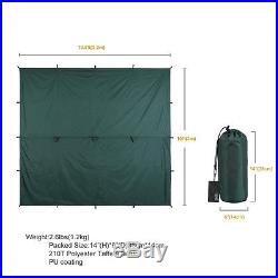 Tent Canopy Tarp Camping Shelter Waterproof Awning Cover Outdoor Rain Sun Beach