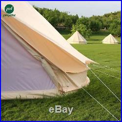 Tent Mate Waterproof Bell Tent Tarp Sunshade Canvas Camping Yurt Rain Fly Awning