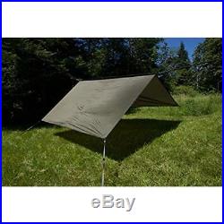 Tent Tarps Safari 100% Waterproof Lightweight Bushcraft Camping SIL 13x10 Drab