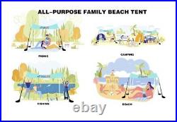 Tesalate All Purpose Pop Up 10' x 10' Beach Tent, Turquoise, New, Ships Free