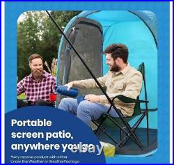 The Original WeatherPod XL 1-Person Bug Screen Pod Pop-Up Mosquito Silver