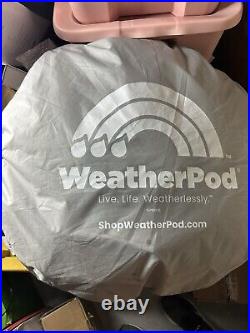 The Original WeatherPod XL 1-Person Bug Screen Pod Pop-Up Mosquito Silver