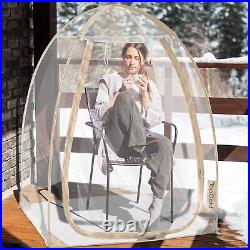 TopGold Instant Sports Tent Clear Bubble Tent Pop Up Pod Outdoor Camping Tent