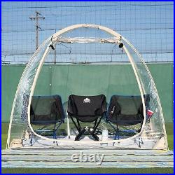 TopGold Pop Up Sport Tent Personal Tent Cold Pod Fishing Tent Clear Bubble Tent