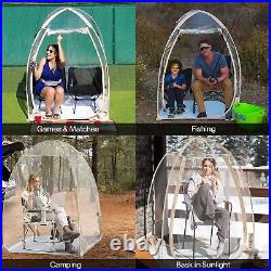 TopGold Pop Up Sport Tent Sports Pod Weather Proof Pod Winter Tent Clear Bubble