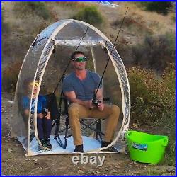 TopGold Pop Up Sport Tent Sports Pod Weather Proof Pod Winter Tent Clear Bubble