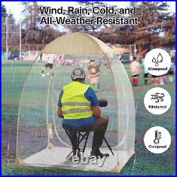TopGold Sports Pod Sport Tent Popup Tent Rain Shelter All Weather Clear Dome