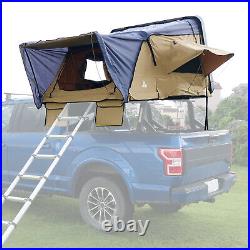 Top Tent Hard Shell Roof Top Tent Outdoor Camping Tent with Ladder and Windows