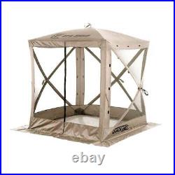 Traveler Portable Camping Gazebo Canopy Shelter, Tan (Open Box)