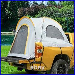 Truck Bed Tent, 5.2'-8.3' Pickup Truck Tent PU2000mm Waterproof Double LayerUS
