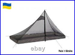 UL insert for tent 1 person (Made in Ukraine) PYRAOMM DUO HALF MESH 305g Liteway