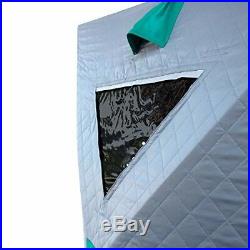 UPGRADED 4season Insulated Waterproof Ice Fishing Shelter Warm Tent 6-8 Pers