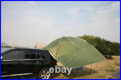US Shipped Family Camping Sun Shelter SUV Car Rear Trunk Awning Car Tail Tent