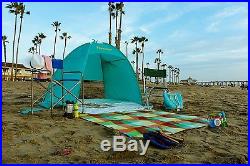 UV Sun Shade Shelter Triangle Beach Tent Canopy Portable Picnic Outdoor Camping