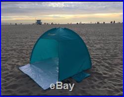UV Sun Shade Shelter Triangle Beach Tent Canopy Portable Picnic Outdoor Camping