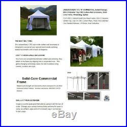 UnderCover 10' x 10' Instant Canopy with Side Walls