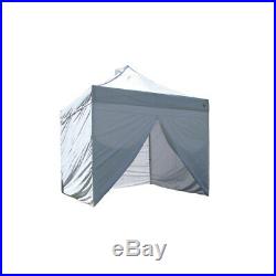Undercover 10'x10' Commercial Canopy With Zippered Velcro Walls, White (Used)