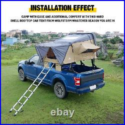 Universal Hard Shell Roof Top Tent Outdoor Camping Tent with Ladder and Windows