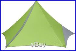 Used Nemo Apollo 3P Pentagonal Tarp with Center Pole Green/Gray Bikepacking tent