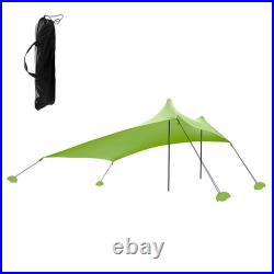 Useful Beach Tent Sun Shelter Canopy With Sandbag Anchors Sun-Shade-Tent For Beach