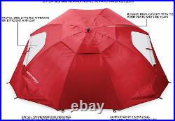 Vented SPF 50+ Sun and Rain Canopy Umbrella for Beach and Sports Events (8-Foot)