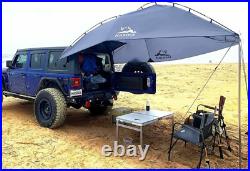 Versatility Teardrop Awning for SUV RVing, Car Camping, Trailer and