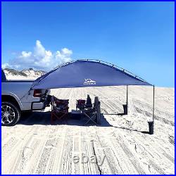 Versatility Teardrop Awning for SUV RVing, Car Camping, Trailer and