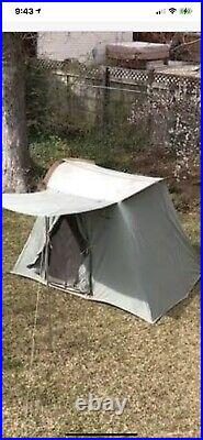 Vintage Springbar 996 Campsite 3 Man Canvas Cabin Tent No Poles Made in USA