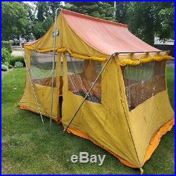 Vintage canvas tent screen westfalia vw tent bus