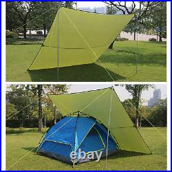 Waterproof Camping Tent Tarp Shelter Outdoor Sunshade Canopy Multipurpose Awning