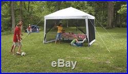 Wenzel 10' x 10' Straight Leg Camping Smartshade Screenhouse Outdoor Picnic Tent