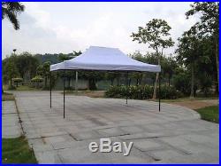 White 10x15 Instant Canopy Beach Sun Shade Tailgate Shelter Home Backyard Gazebo
