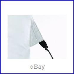 White Canopy Shade Tent Shelter 10x10' Catering Portable Adjustable BBQ Wedding