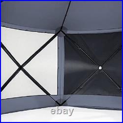 Wind Screen Panel, Weatherproof, UV Proof and Waterproof Screen Tent Wind Gray