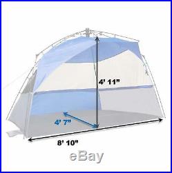XL Pop Up Sports Tent Pop Up Sun Shelter Shade Easy Up Canopy Tent Portable Pod