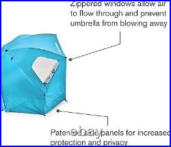 XL UPF 50+ parasol shelter for sun and rain protection (9 feet)